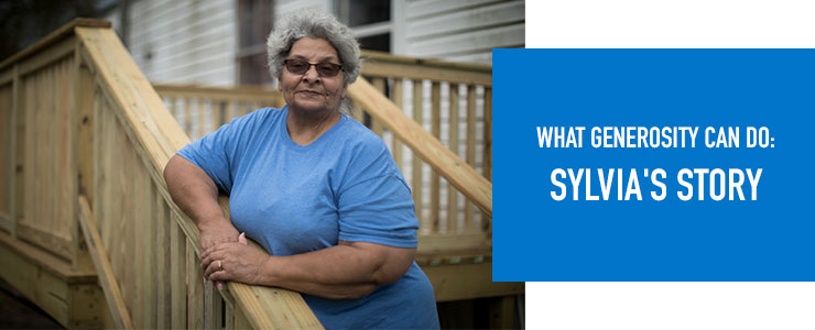 What generosity can do: Sylvia's story